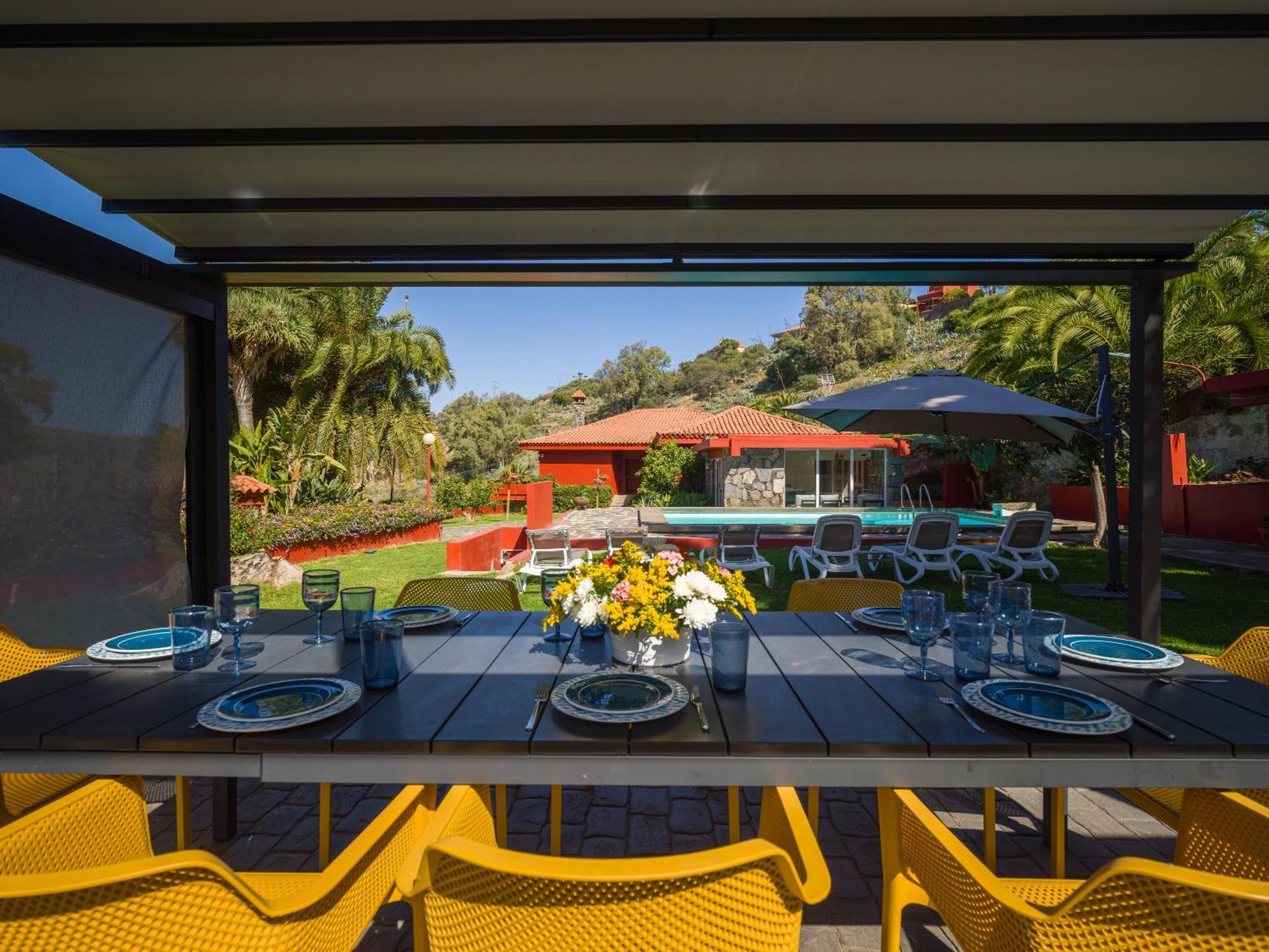 El Jardin De Santa Brigida With Private Pool, Sauna & Jacuzzi Luaran gambar